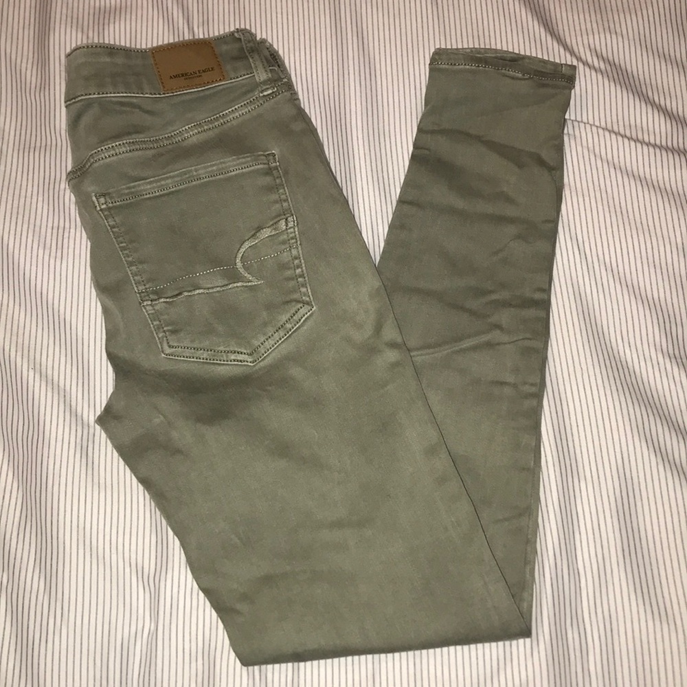American eagle colored jegging